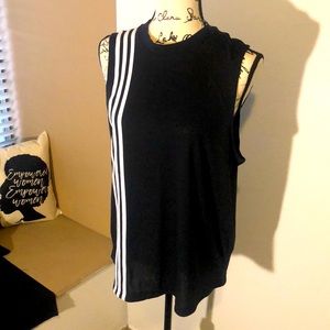 Adidas three stripe tank top